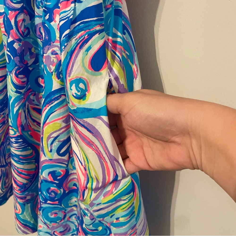 Colorful Swirl Kids Dress - Picture 7 of 14
